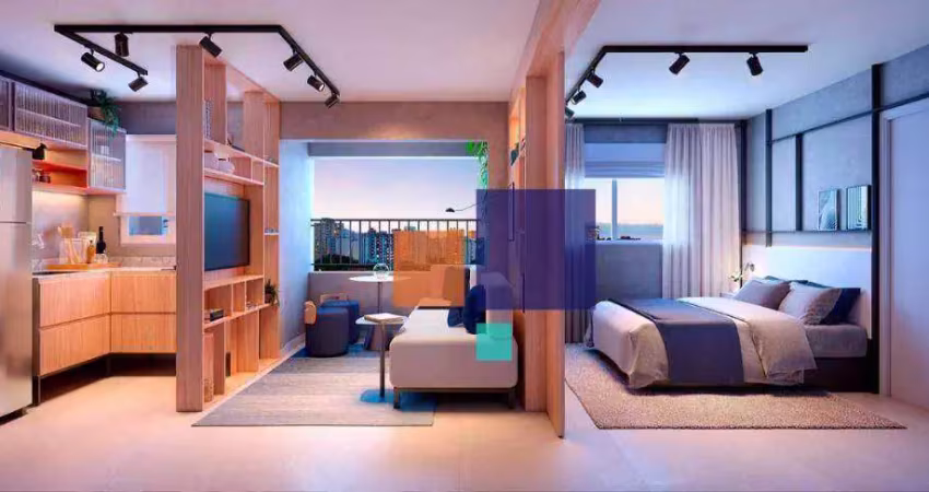 Apartamento studio com 29m², 01 suíte novo- vende-se na vila buarque