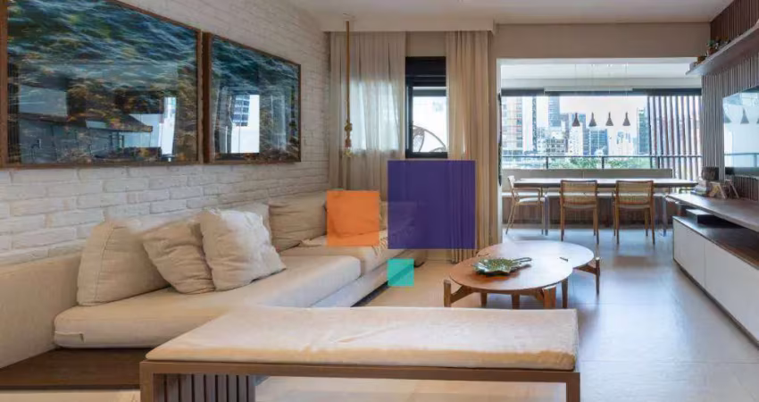 Apartamento a venda com 79m², 1 quarto com 2 banheiros sendo 1 suíte e 1 vaga - pinheiros