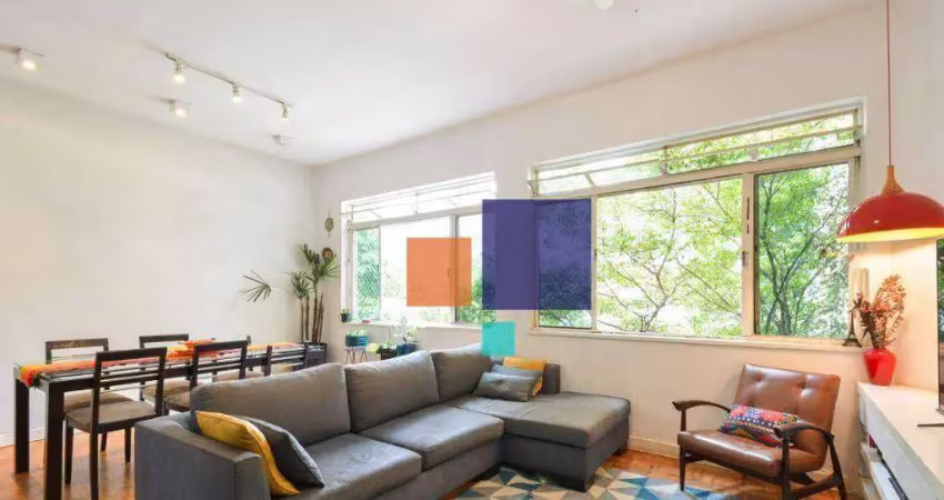 Apartamento a venda com 124m², 3 quartos, sendo 1 suíte, sem vaga - paraíso