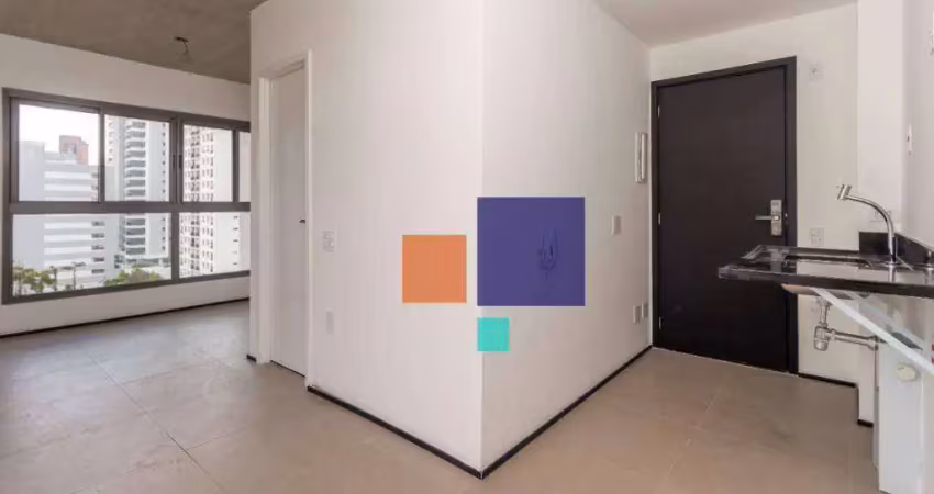 Apartamento a venda com 32m², 1 quarto, 1 banheiro sendo 1 suite e 1 vaga - brooklin paulista