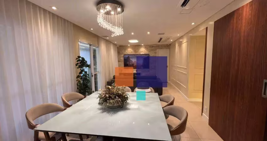 Apartamento a venda com 126m², 3 quarto, 4 banheiros sendo 3 suites e 2 vagas - mooca
