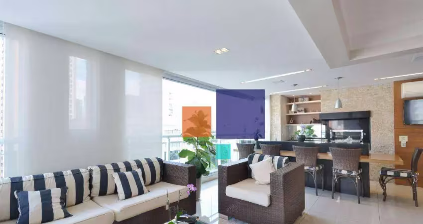 Apartamento a venda com 162m², 3 quartos, 5 banheiros sendo 3 suites e 3 vagas -  vila mariana
