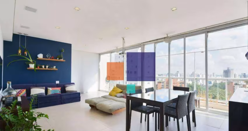 Cobertura com 133m², 2 dormitórios (01 suíte) e 2 vagas - vende-se em pinheiros