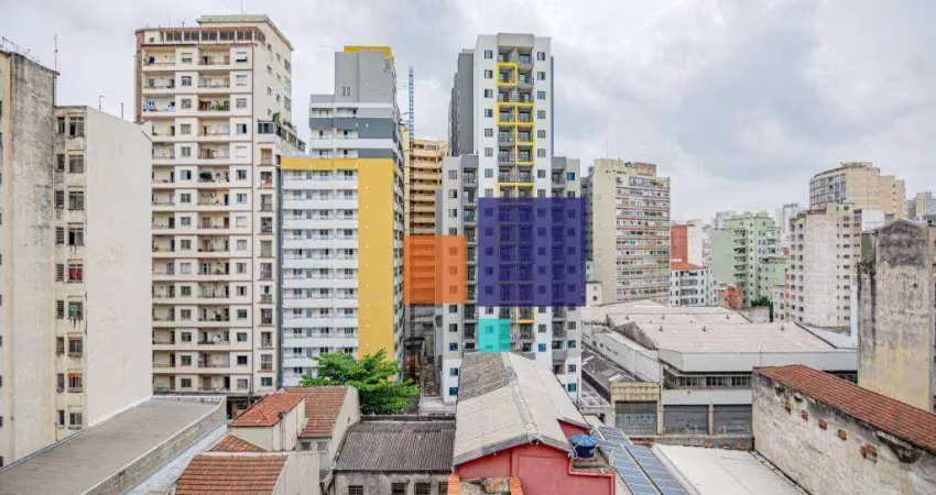 Apartamento 52m², com 2 dormitórios sem vaga - vende-se no campos elíseos