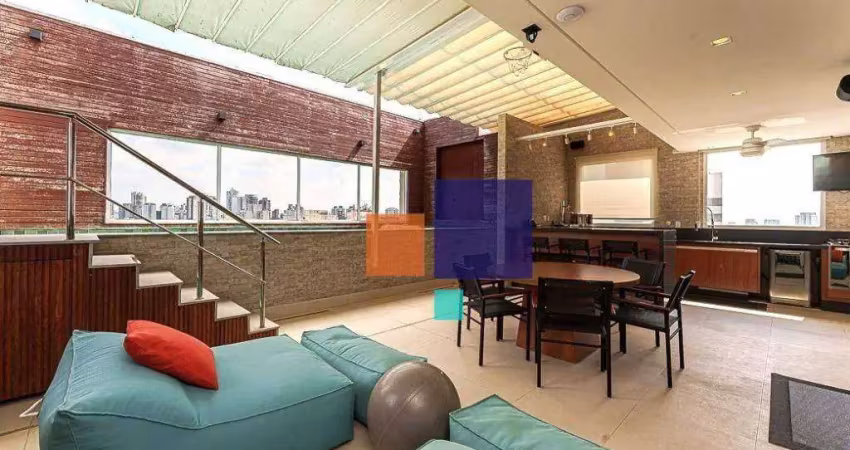 Cobertura a venda com 355m², 4 quartos, 6 banheiros sendo 2 suites e 5 vagas - vila andrade