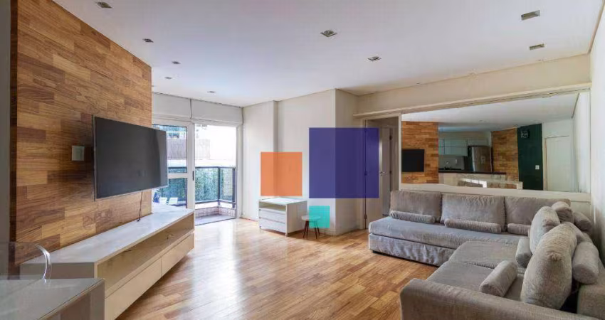 Apartamento a venda com 76m², 3 quartos, 2 banheiros sendo 1 suite e 1 vaga - vila olímpia