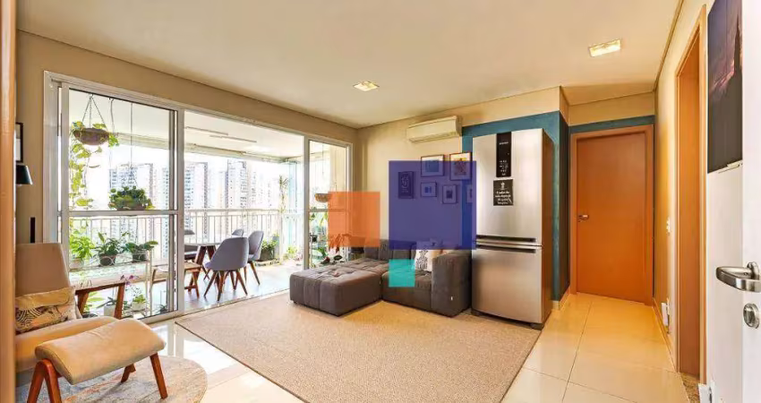 Apartamento a venda com 107m²,  3 quartos, 4 banheiros, sendo 1 suite e 2 vagas - vila andrade