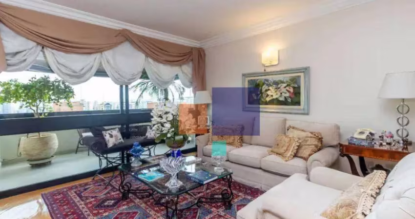 Apartamento alto padrão com 198m², 4 suítes e 03 vagas - aluga-se em moema