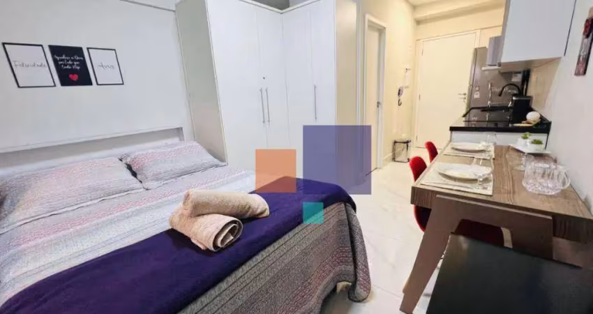 Studio a venda com 26m², 1 quarto, 1 banheiro sendo 1 suite - pinheiros