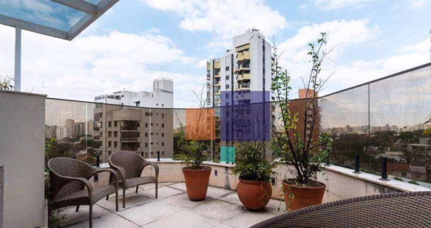 Cobertura a venda com 389m², 3 quartos, 6 banheiros sendo 3 suites e 4 vagas - planalto paulista