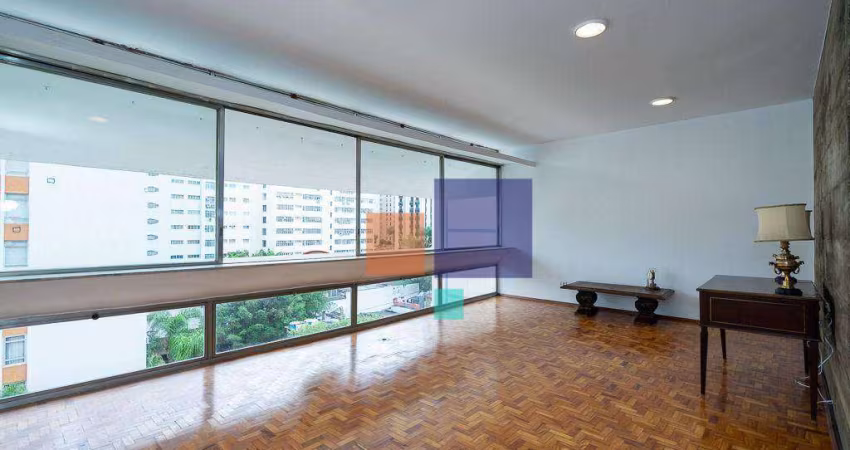 Apartamento alto padrão de 200m² com 3 dormitórios (1 suíte) e 1 vaga - vende-se na cerqueira césar