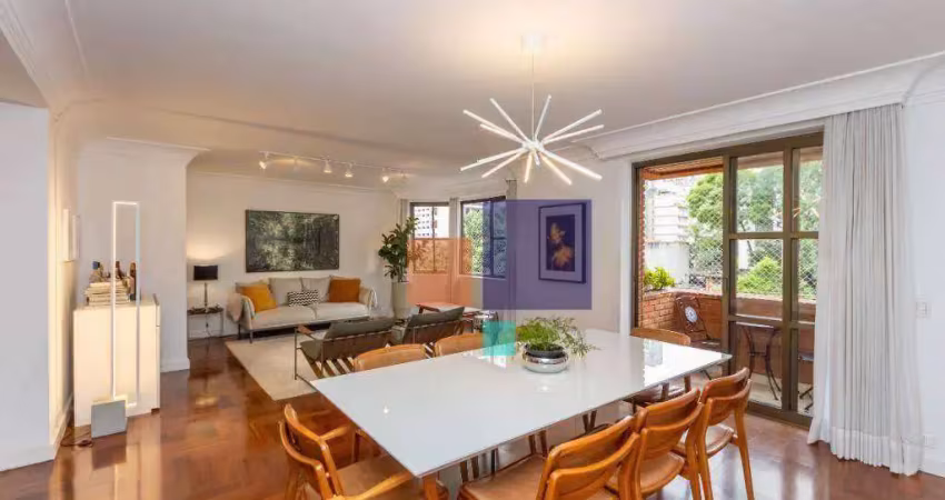 Apartamento a venda com 198m², 3 quartos, 5 banheiros sendo 3 suites e 3 vagas - jardim paulista