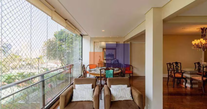 Apartamento a venda com 262m², 4 quartos, 5 banheiros sendo 2 suites e 4 vagas - vila morumbi