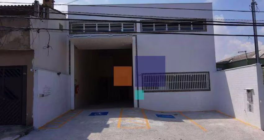 Galpão para alugar, 225 m² por r$ 9.400,00/mês - vila jerusalém - são bernardo do campo/sp