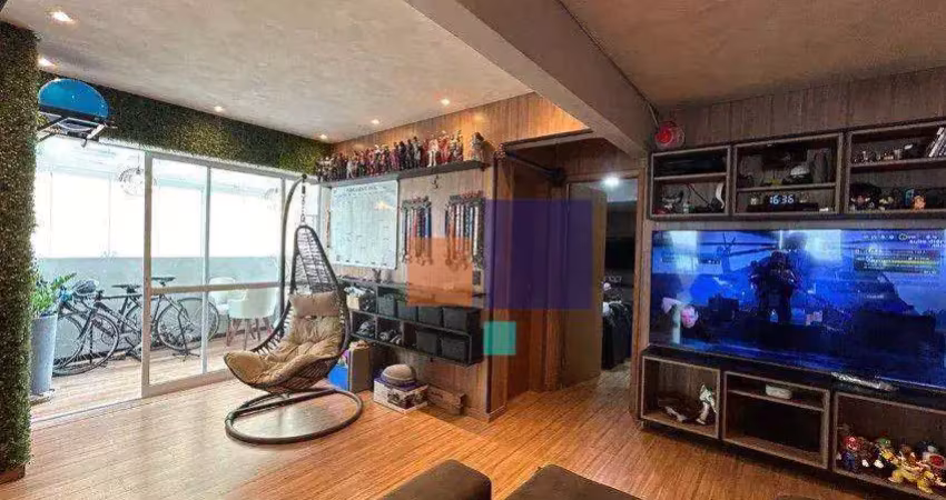 Apartamento 120m² com 2 suíte (3º dormitório reversível) e 1 vaga - vende-se na guilhermina (praia grande)