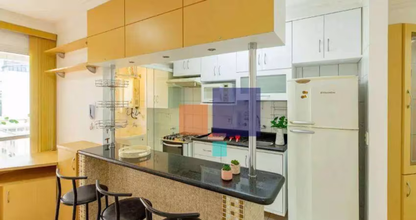 Apartamento a venda com 52m², 2 quartos, 1 banheiro sendo 1 vaga - vila olímpia