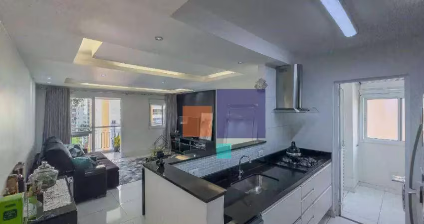 Apartamento a venda com 66m², 2 quartos, 2 banheiros sendo 1 suite e 2 vagas - vila suzana