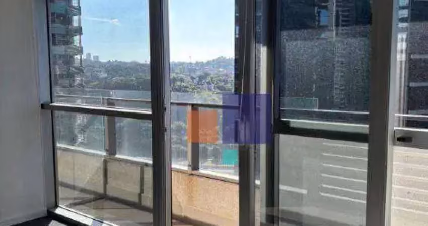 Sala comercial 48m², 1 banheiro, copa e 1 vaga - aluga-se na chácara santo antônio