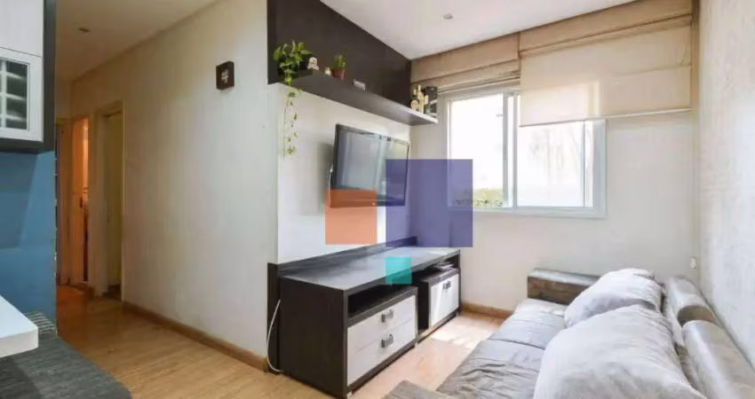 Apartamento a venda com 46m², 2 quartos, 1 banheiro sendo 1 vaga - chácara califórnia