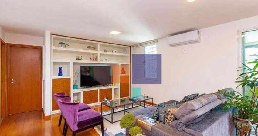 Apartamento a venda com 125m², 3 quartos, 4 banheiros sendo 1 suite e 3 vagas - brooklin
