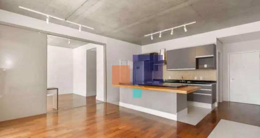 Apartamento a venda com 90m², 1 quarto, 2 banheiros sendo 1 suite e 2 vagas - itaim bibi