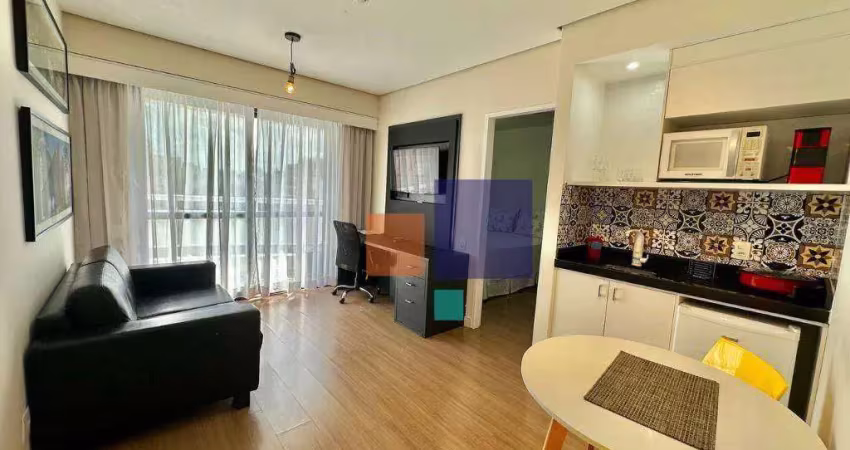 Apartamento a venda com 35m², 1 quarto, 1 banheiro sendo 1 vaga - moema