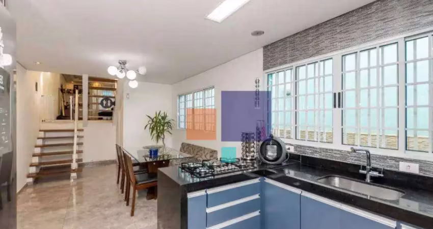 Sobrado a venda com 145m², 3 quartos, 4 banheiros sendo 3 suites e 4 vagas - parque da vila prudente