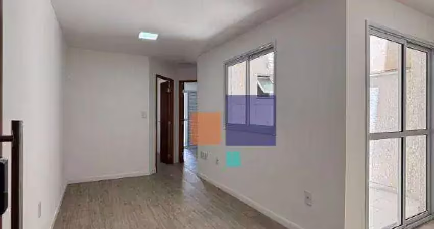 Apartamento com 2 dormitórios à venda, 38 m² por r$ 350.000,00 - parque das nações - santo andré/sp