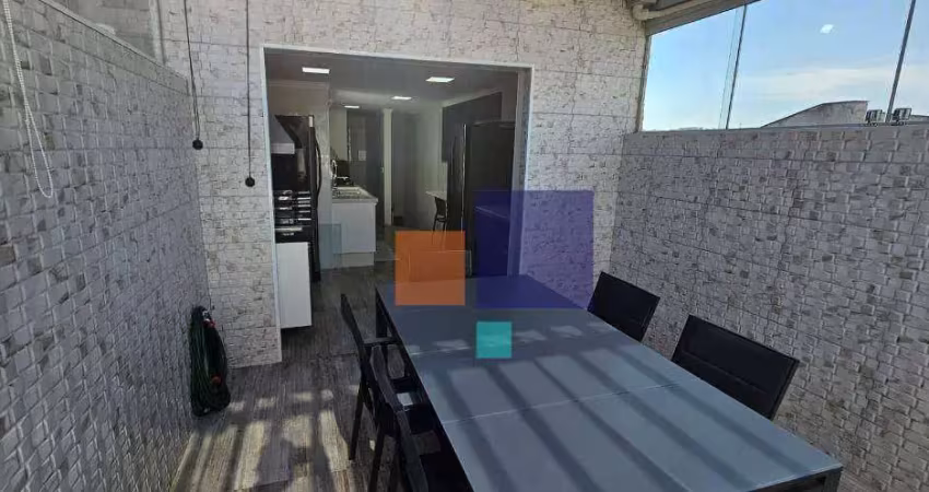 Cobertura com 2 suítes à venda, 110 m² por r$ 510.000 - vila metalúrgica - santo andré/sp