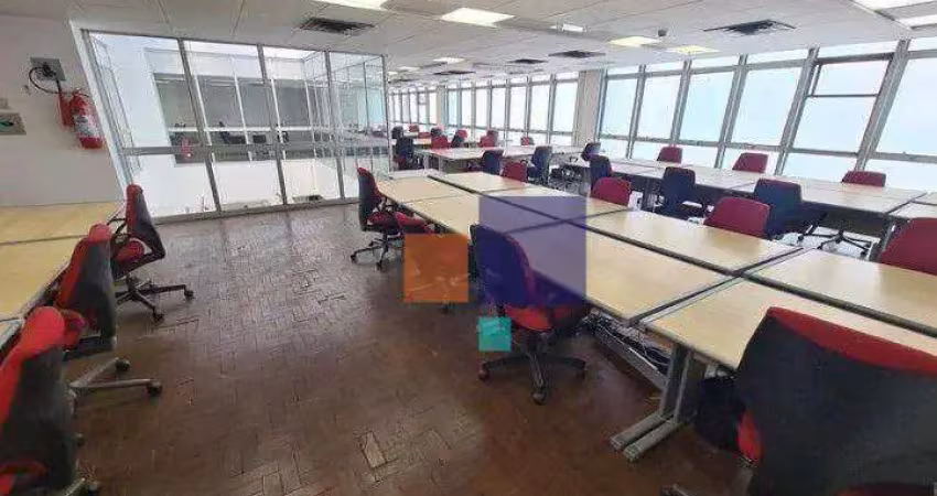 Andar corporativo 574m² com 6 banheiros e 8 vagas - aluga-se no centro de são paulo