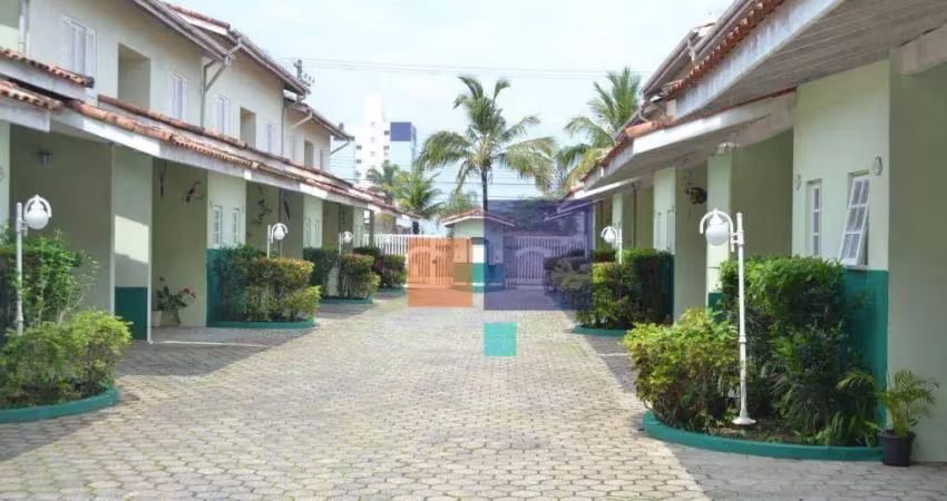 Sobredo em condomínio 80m² com 2 dormitórios e 1 vaga - vende-se em mongaguá / sp