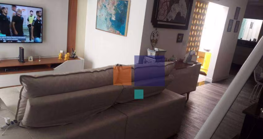 Sobrado com 3 dormitórios à venda, 194 m² por r$ 1.045.000,00 - vila valparaíso - santo andré/sp