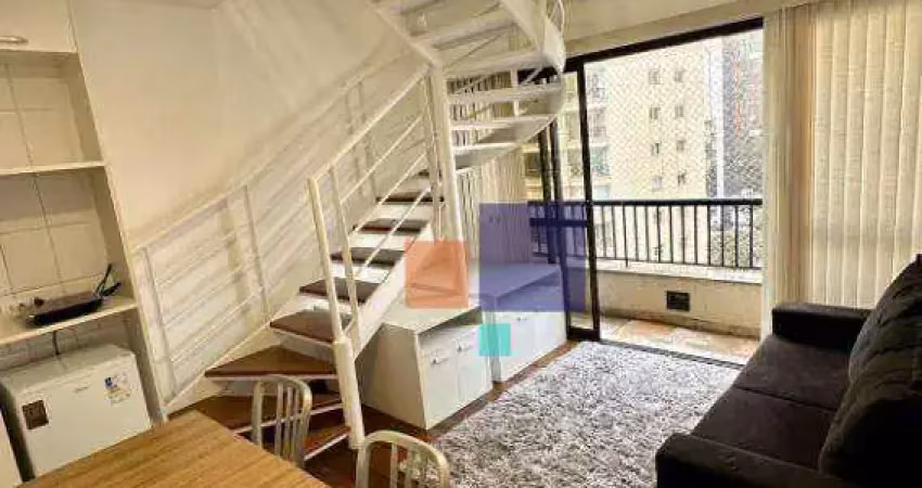 Loft com 1 dormitório para alugar, 45 m² por r$ 5.417,00/mês - jardins - são paulo/sp