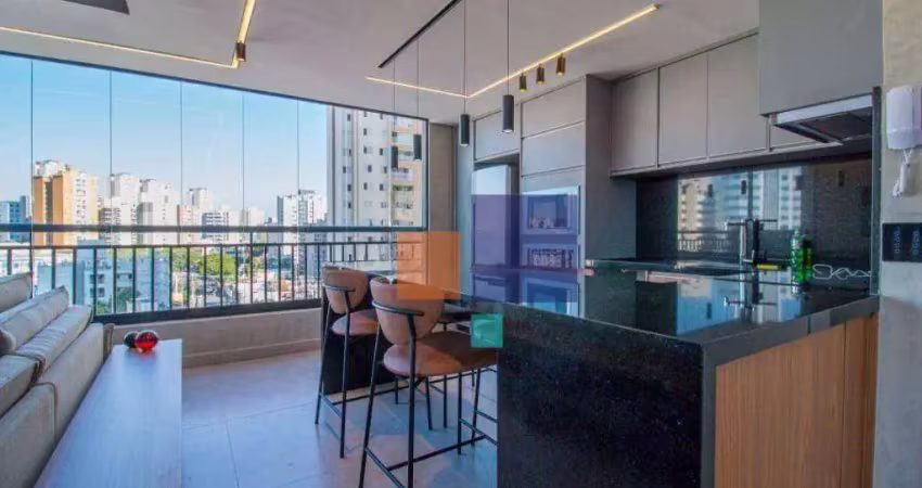 Apartamento duplex com 1 dormitório, 78 m² - venda por r$ 1.200.000,00 ou aluguel por r$ 5.625,00/mês - centro - são bernardo do campo/sp