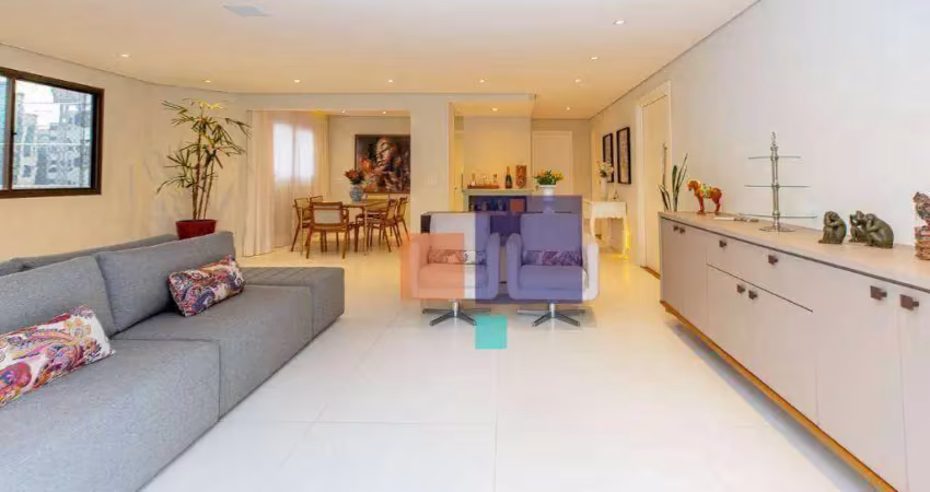 Apartamento alto padrão 197m² com 4 dormitórios (3 suítes) e 3 vagas - vende-se no itaim bibi