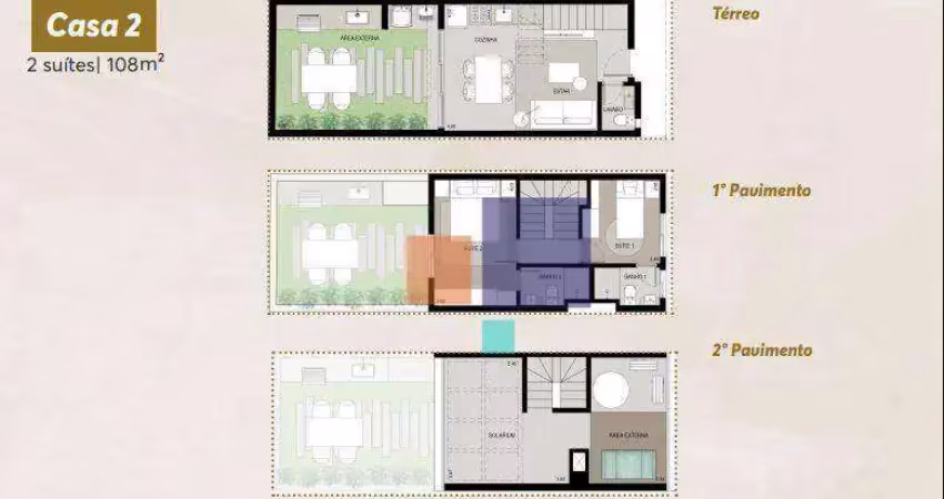 Casa em condomínio 108m² com 3 dormitórios (2 suítes) e 2 vagas - vende-se no  campo belo