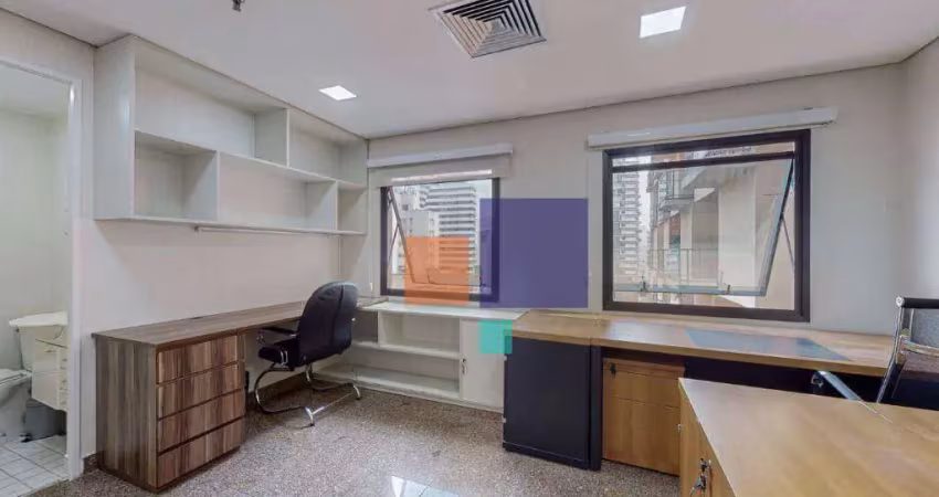 Conjunto comercial 29m² com 2 banheiros e 1 vaga - vende-se em moema