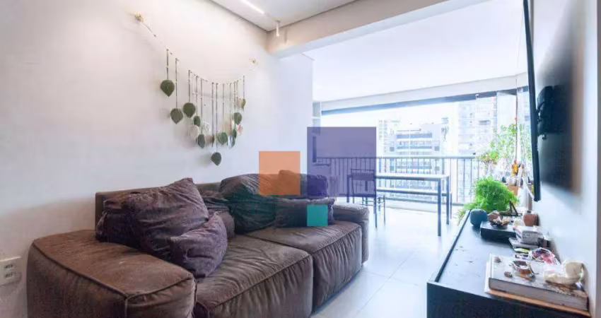 Apartamento semi-mobiliado 65m² com 2 dormitórios (1 suíte) e 1 vaga - aluga-se na vila mariana