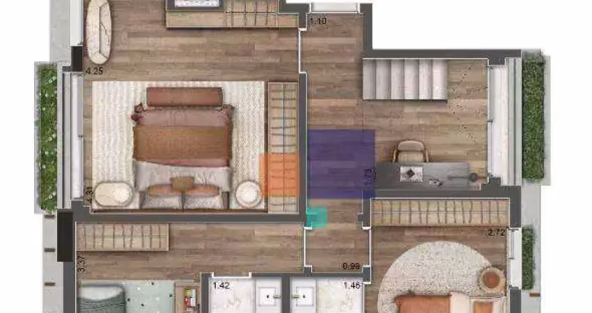 Cobertura duplex 183m² com 3 suítes e 3 vagas - vende-se no jardim europa / itaim