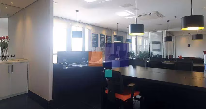 Conjunto comercial 132m² mobiliado com 2 banheiros e 6 vagas - aluga-se na cerqueira césar
