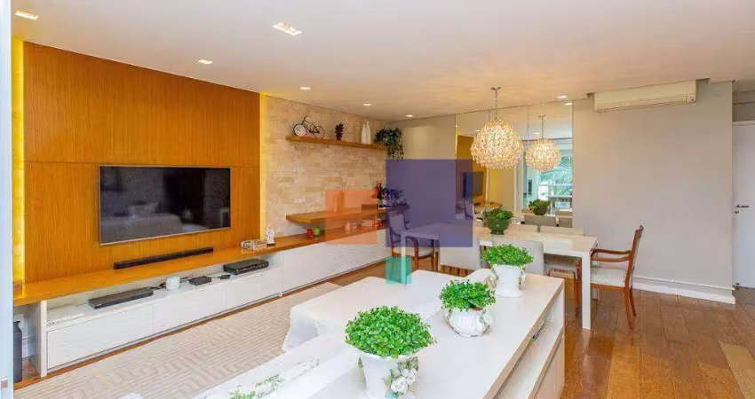 Apartamento alto padrão com 180m², 4 dormitórios (3 suítes) e 3 vagas - vende-se no campo belo
