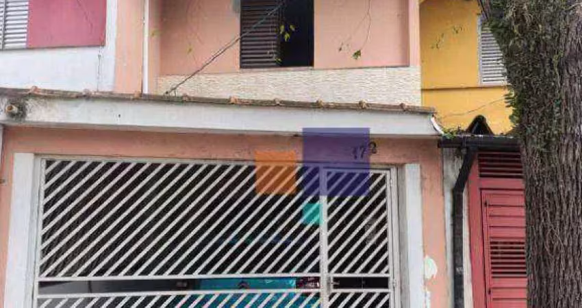 Sobrado com 2 dormitórios para alugar, 90 m² por r$ 2.555,00/mês - vila helena - santo andré/sp