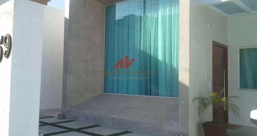 Linda casa linear 3 dormitórios [1suite] - closet - condomínio com total infraestrutura de lazer e segurança