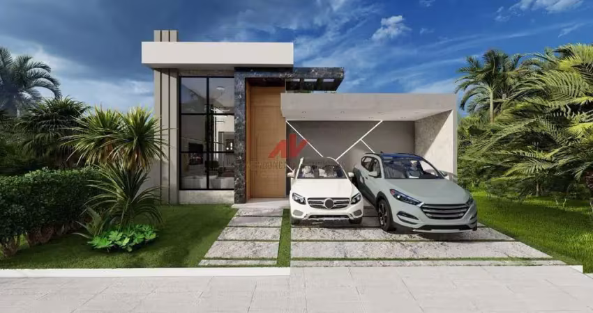 Casa alto padrão em condomínio-3/4 - fino acabamento- são pedro d&apos;aldeia- previsão de entrega abril/2025