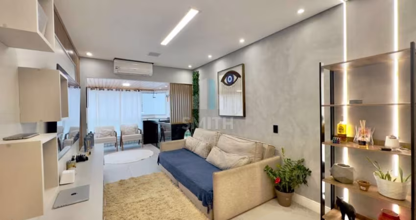 Apartamento à venda no Canto do Forte, Praia Grande-SP: 3 quartos, 3 suítes, 2 salas, 3 banheiros, 2 vagas de garagem.