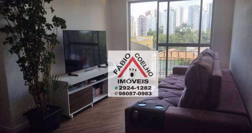 Lindo apartamento com 3 dormitórios à venda, 81 m² por r$ 700.000 - jardim taquaral - são paulo/sp