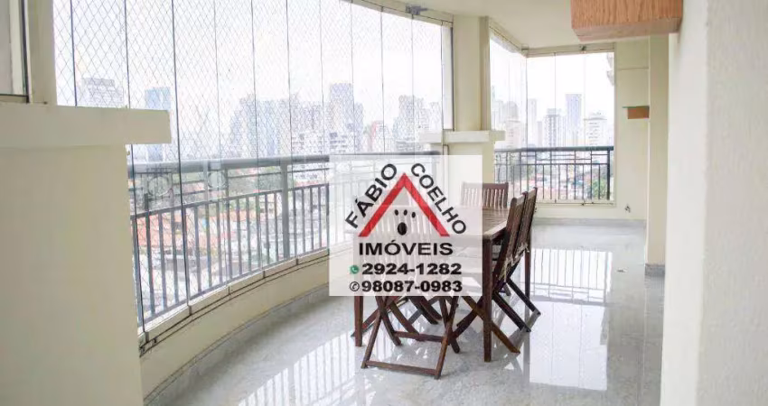 Apartamento com 3 dormitórios à venda, 198 m² por r$ 3.393.000 - brooklin - são paulo/sp