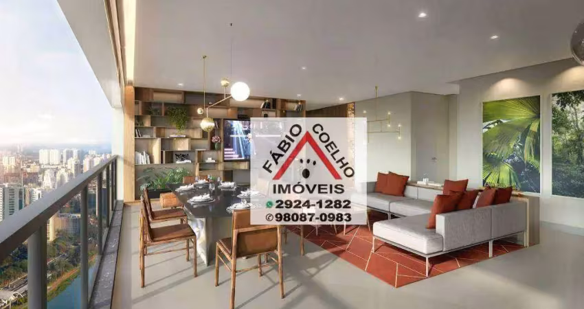 Apartamento espetacular com 3 dormitórios à venda, 142 m² - chácara itaim - são paulo/sp