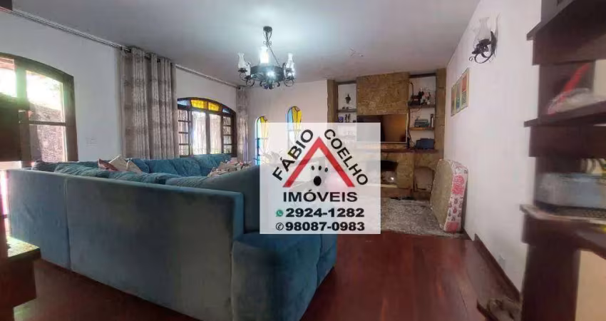 Casa com 3 dormitórios 4 vagas, piscina. churrasqueira, canil, educula,  salão de jogos à venda, 450 m² por r$ 1.800.000 - pedreira - são paulo/sp
