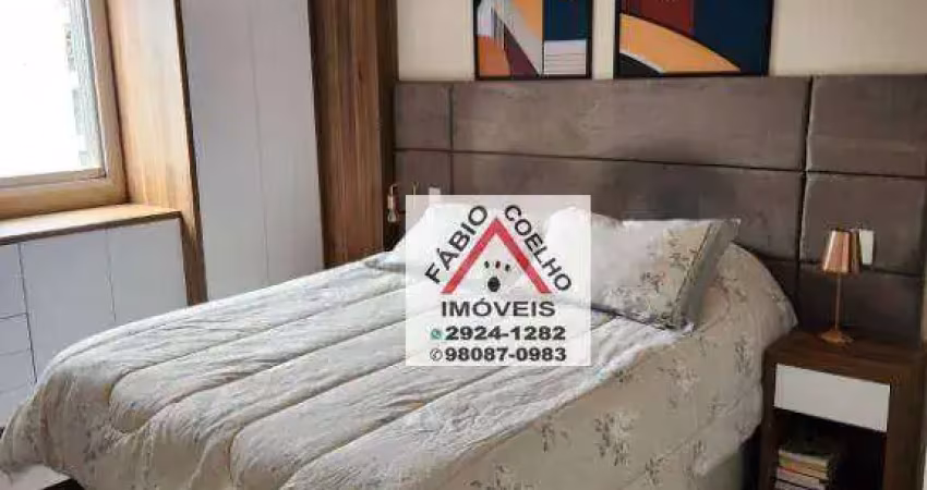 Apartamento com 1 dormitório à venda, 103 m² - brooklin - são paulo/sp